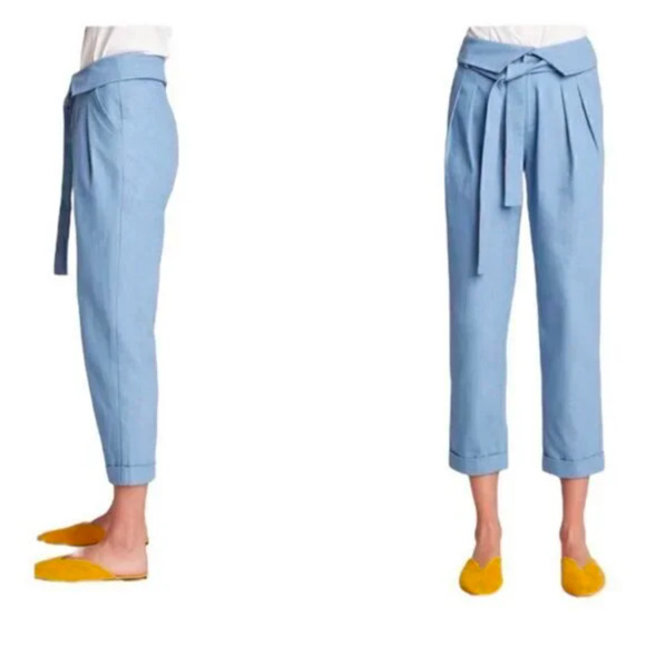 Choosy Ludlow Blue Pants Size 4 NWT - Picture 3 of 5